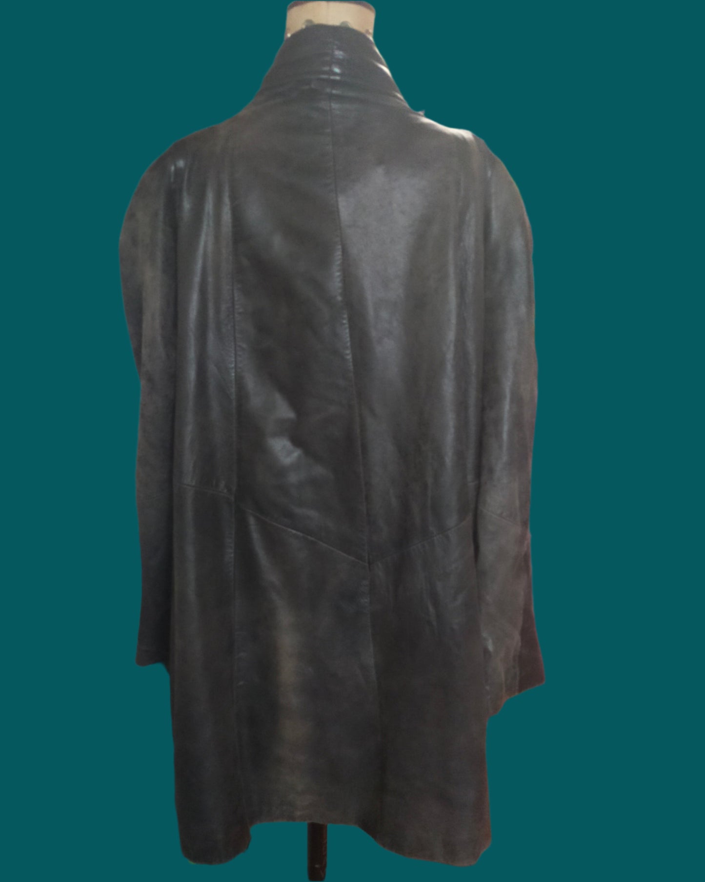 Leather coat