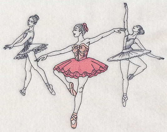Fashion plate ballerinas
