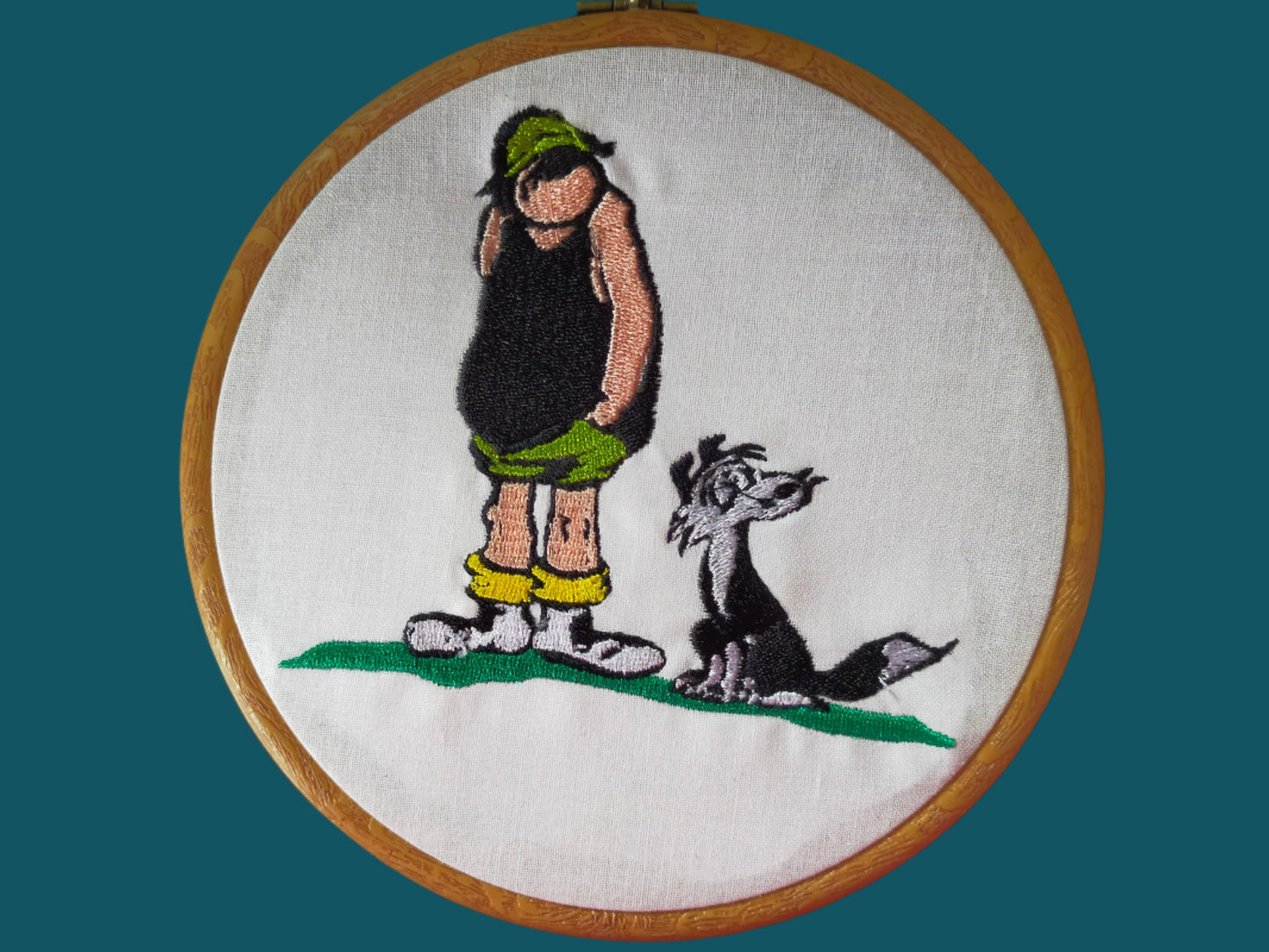 Footrot Flats embroidery