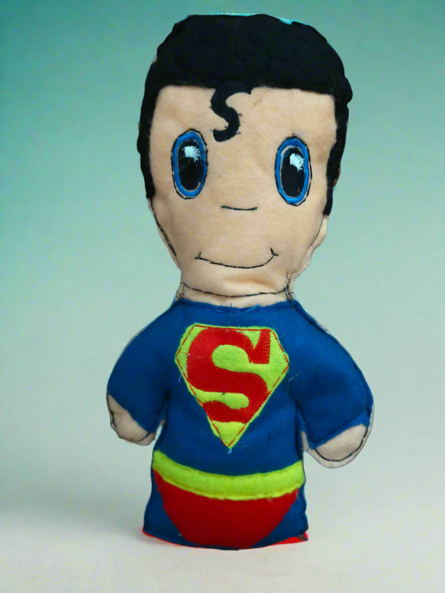 Toy figure with a superhero cape