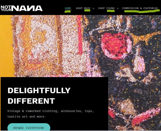 Navigating the website