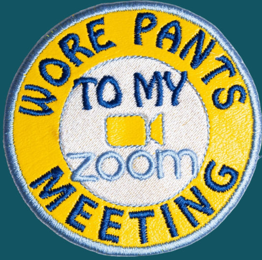 Wore pants Adult merit badge - Iron-On Patch or Magnet