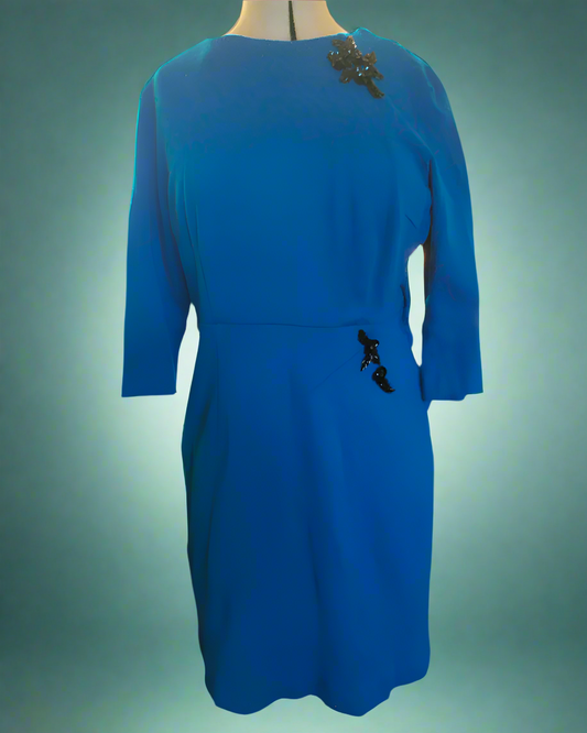 Vintage winter dress and coated ensemble