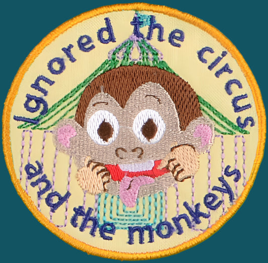 Ignored the Circus Adult merit badge - Iron-On Patch or Magnet