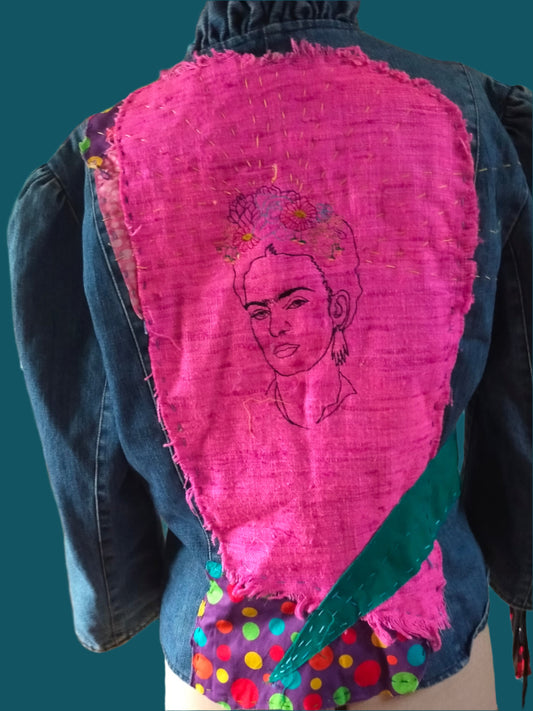 Frida Kahlo denim jacket