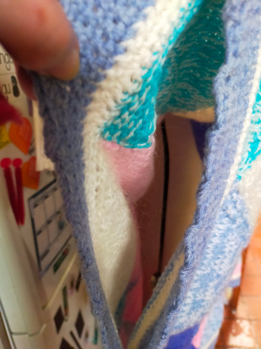 Soft woollen poncho