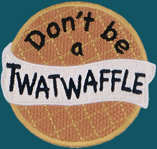 Twatwaffle Adult merit badge - Iron-On Patch or Magnet