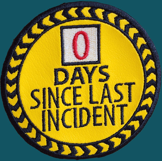 0 days Adult merit badge - Iron-On Patch or Magnet